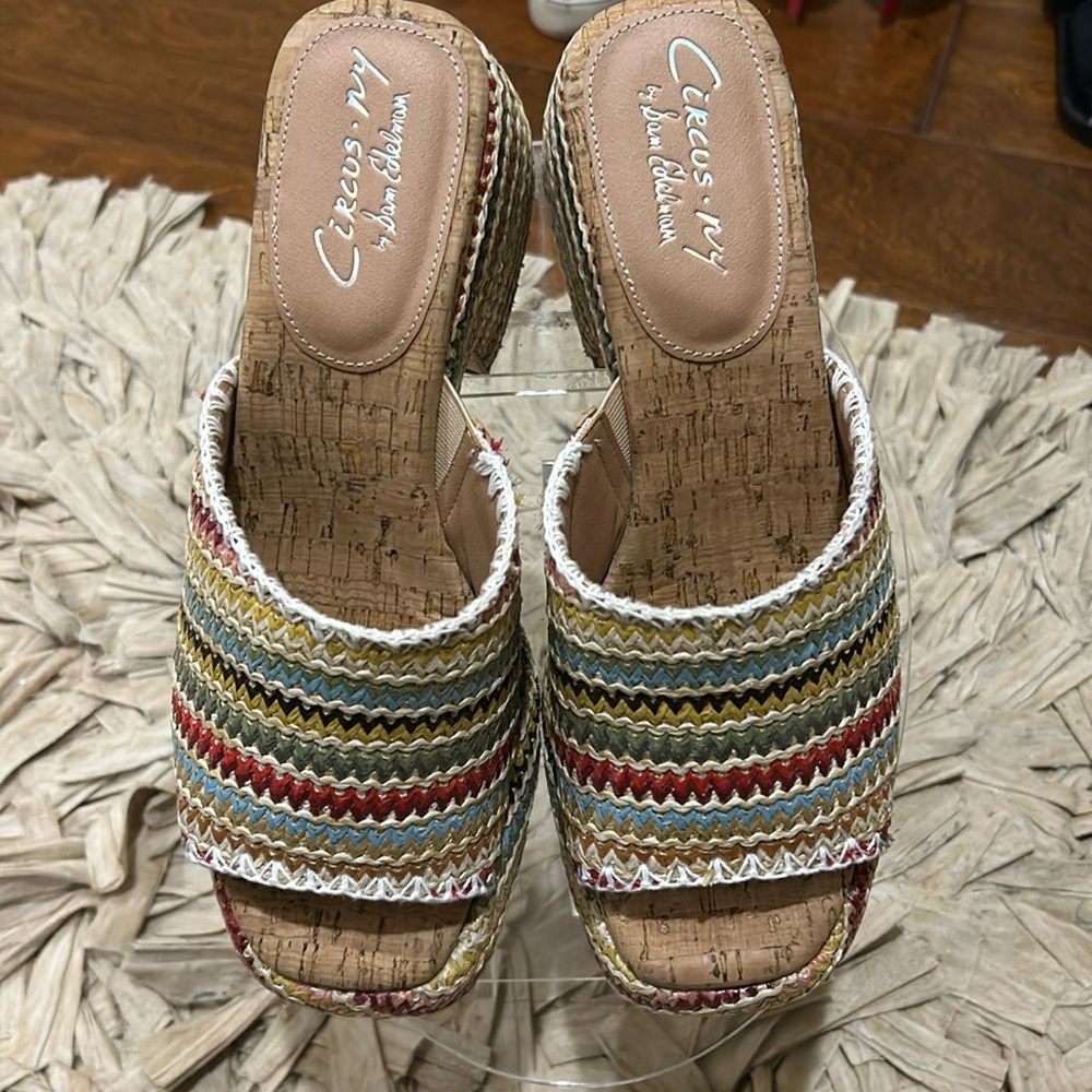 Multicolored Slides By Sam Edelman Nwot - image 1